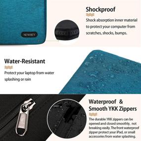 img 3 attached to 🖥️ 13.3 inch Laptop Sleeve: Waterproof Case Bag for MacBook Air/Pro & More