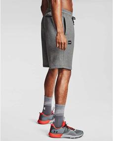 img 2 attached to 🩳 Ultimate Comfort and Style: Under Armour Men's Rival Fleece Shorts