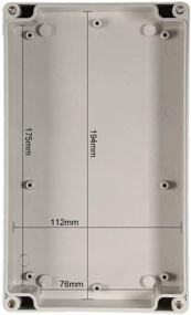 img 1 attached to Transparent Universal Enclosure - 200mm x 120mm x 56mm, by Uxcell