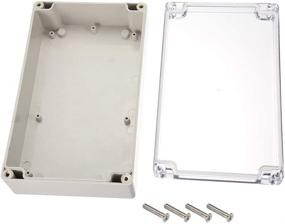 img 3 attached to Transparent Universal Enclosure - 200mm x 120mm x 56mm, by Uxcell