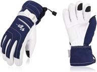 🧤 vgo thinsulate goatskin waterproof sf ga2444fw: ultimate protection for hands in all weather conditions logo