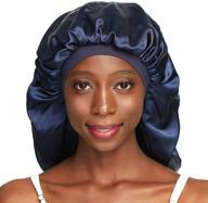 🌙 double-layer satin sleep cap for long hair, braids, dreadlocks, and curly hair by awefeel logo