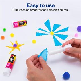 img 1 attached to 🖇️ Avery Glue Stic Value Pack: Washable, Non-toxic, 0.26 oz, 18 Permanent Sticks (98089)