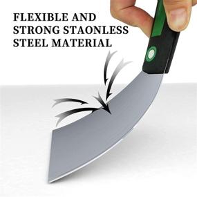 img 1 attached to 🔧 Ultimate 6-Piece Stainless Steel Putty Knife Set for Drywall Repair and Wallpaper Removal