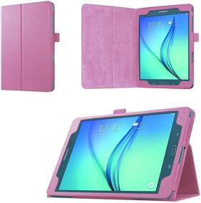 img 4 attached to 📱 Samsung Galaxy Tab A 8.0 2015 Case - Sleek Folio Cover Case with Auto Wake/Sleep and Stylus Pen Loop for Galaxy Tab A 8.0 Tablet SM-T350 2015 Release (NOT COMPATIBLE with 2017 Tab A 8.0) (Pink)