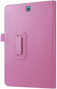 img 1 attached to 📱 Samsung Galaxy Tab A 8.0 2015 Case - Sleek Folio Cover Case with Auto Wake/Sleep and Stylus Pen Loop for Galaxy Tab A 8.0 Tablet SM-T350 2015 Release (NOT COMPATIBLE with 2017 Tab A 8.0) (Pink)