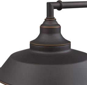 img 2 attached to 🌟 Westinghouse Lighting 6344800 Iron Hill Wall Fixture, 1 Sconce, Oil Rubbed Bronze/Bronze, Indoor Finish with Highlights