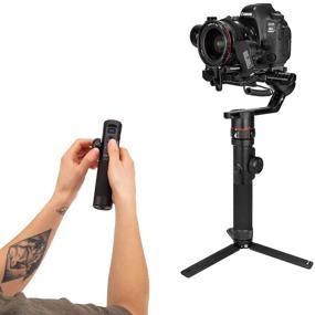 img 1 attached to 📸 Manfrotto Remote Control for Gimbals: Enhance Your Photography & Vlogging Experience with Portable 3-Axis Professional Gimbals for Mirrorless and Reflex Cameras