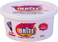 🌟 powerful all-purpose cleaning paste: quick n brite, 12 oz - unmatched sparkling results! logo