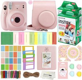 img 4 attached to 📸 Fujifilm Instax Mini 11 Camera Bundle - Includes Case, 40 Fuji Films, Decoration Stickers, Frames, Photo Album, and More Accessories (Blush Pink)