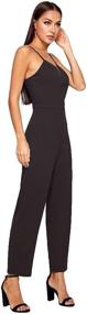 img 1 attached to Romwe Sweetheart Strapless Stretchy Jumpsuit Women's Clothing in Jumpsuits, Rompers & Overalls