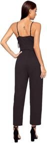 img 3 attached to Romwe Sweetheart Strapless Stretchy Jumpsuit Women's Clothing in Jumpsuits, Rompers & Overalls