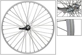 img 1 attached to 🚲 Wheel Master KT-305 Coaster Brake Rear Wheel - 26 x 1.75/2.125, Silver Alloy, 14g SS Spokes - Complete with Trim Kit