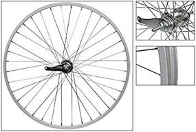 img 4 attached to 🚲 Wheel Master KT-305 Coaster Brake Rear Wheel - 26 x 1.75/2.125, Silver Alloy, 14g SS Spokes - Complete with Trim Kit