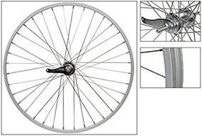 img 2 attached to 🚲 Wheel Master KT-305 Coaster Brake Rear Wheel - 26 x 1.75/2.125, Silver Alloy, 14g SS Spokes - Complete with Trim Kit