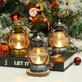 img 3 attached to Decorative Lanterns Comealltime Flickering Christmas Home Decor