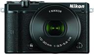 📷 nikon 1 j5 mirrorless digital camera with 10-30mm pd-zoom lens in black logo