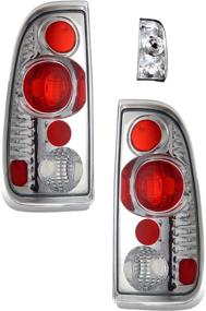 img 2 attached to 🚗 Комплект сборки хромированных задних фонарей SPPC Euro для Ford F-Series - (Пара) замена левого водительского и правого пассажирского бокового фонарей
