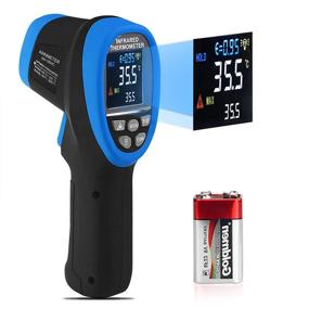 img 4 attached to 🌡️ AIOMEST 50: 1 Infrared Thermometer - Accurate Temperature Readings for Cooking, Kiln and HVAC - Digital Laser IR Temperature Gun with Adjustable Emissivity