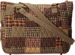img 2 attached to 👜 Ежедневная сумка Bella Taylor - стежкованные хлопковые сумки с пэчворком для плечей
