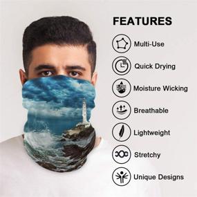 img 2 attached to 👍 Qilmy Anti Droplet Face Mask with 2 Carbon Filters - All-in-One Balaclava and UV Face Shields for Men and Women: A Comprehensive Review