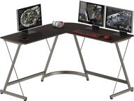 🖥️ espresso l-shaped computer gaming desk by shw logo