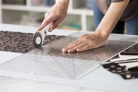 img 1 attached to 🔵 Коврик для резки Cricut с самовосстанавлевающимся покрытием - идеальный коврик Cricut для точной резки - 24" x 36" [синий]