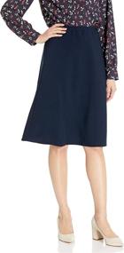 img 2 attached to 👗 Briggs New York Women's Bistretch Flippy Skirt: Versatile &Flattering Style for Everyday Elegance