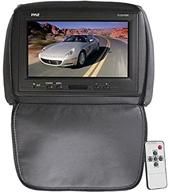 📺 pyle pl90hrbk: adjustable headrest with 9-inch tft-lcd monitor and ir transmitter (black) logo