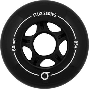 img 2 attached to 🛼 ZORA SKATES Flux 1 80mm Inline Skate Wheels 85A - Premium Replacement Skate Wheels for Roller Hockey or Street Skating, Versatile for Indoor & Outdoor Use, 8 Pack (Bearings Excluded)