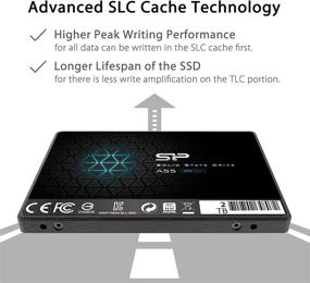 img 1 attached to 💾 Silicon Power 2TB SSD 3D NAND A55 with SLC Cache: Boost SATA III Performance | Internal Solid State Drive (SP002TBSS3A55S25)