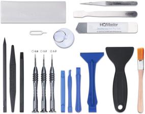 img 4 attached to 🔧 HQMaster 18-in-1 Pry Tool Kit for Professional Phone and Electronics Repairing - Magnetic Pentalobe Phillips Screwdriver Set Included