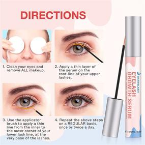 img 2 attached to 👁️ BARTSLASH Eyelash Growth Serum - Enhanced Formula for Longer, Thicker, and Healthier Lashes - Irritation-Free - 0.12OZ/3.5ML