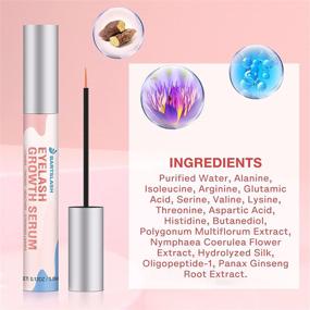 img 1 attached to 👁️ BARTSLASH Eyelash Growth Serum - Enhanced Formula for Longer, Thicker, and Healthier Lashes - Irritation-Free - 0.12OZ/3.5ML