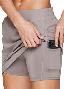 img 3 attached to 🏌️ RBX Active Women's Golf/Tennis Everyday Casual Athletic Skort with Bike Shorts: Ultimate Performance and Style for Active Ladies