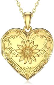 img 4 attached to Radiate Happiness with the SOULMEET Sunflower Necklace: A Picture of Sunshine for Boys' Jewelry
