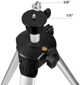 img 1 attached to 📷 Advanced 60 Inch Aluminum Tripod with Adjustable Firecore Features