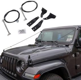 img 4 attached to 2018-2020 Jeep Wrangler JL JLU Adjustable Limb Riser Kit - Jungle Protector for Obstacle Elimination with Rope