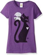 👚 girls' clothing: lost gods graphice t-shirt in purple logo