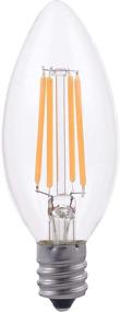 img 1 attached to 💡 Dazzling Dimmable Candelabra Filament Bulb: Goodlite Equivalent for Radiant Ambiance