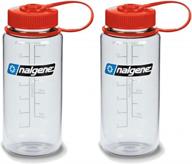 nalgene 16oz bottle clear count логотип