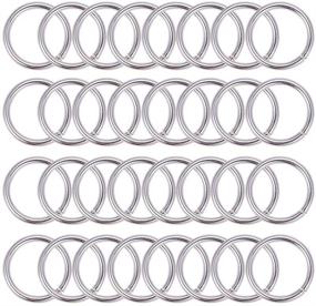 img 4 attached to PH PandaHall 200pcs 18mm Silver Aluminum Open Jump Rings - Ideal for Choker Necklaces, Bracelet Chain Maille, and Jewelry Making Connectors