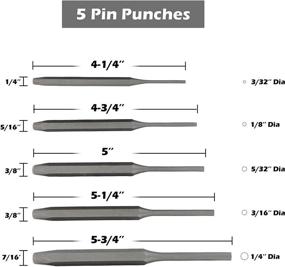 img 3 attached to 🔨 Efficiently Punch Through Any Surface with RAM PRO 16 Piece Punch Chisel Set