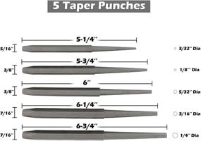 img 2 attached to 🔨 Efficiently Punch Through Any Surface with RAM PRO 16 Piece Punch Chisel Set