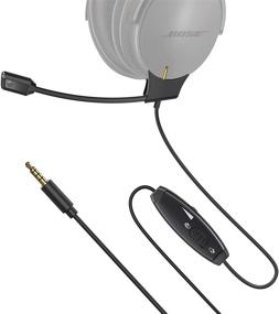 img 4 attached to 🎤 FULAIM Boom Microphone Cable for Bose QC35 & QC35 II Headphones - Volume Control & Mute Switch, PC, Laptop, PS4 PS5 Xbox One Controller