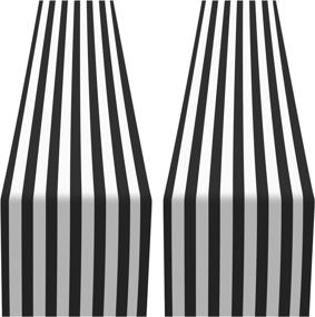 img 3 attached to Outdoor Elegance: Aneco Striped Runner with Style