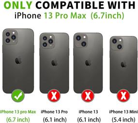 img 3 attached to FYY Compatible With IPhone 13 Pro Max Case Cell Phones & Accessories