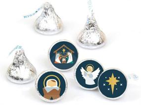 img 3 attached to Big Dot Happiness Holy Nativity Event & Party Supplies for Favors