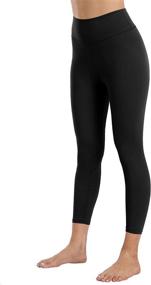 img 1 attached to 🩲 Fancyskin Yoga Leggings: High Waisted Compression Pantstights for Women with Tummy Control