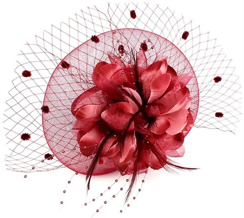 auranso netting headband feather fascinator women's accessories and special occasion accessories 로고